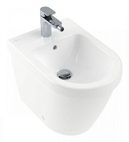 Villeroy & Boch 448600R1 Architectura Биде напольное 37х55 см, альпийский белый CeramicPlus