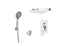Aquatek AQ1072CR Вега Комплект для ванной Set 4 в 1 (AQ1046CR + AQ2081CR + AQ2454CR + AQ2010CR), хром