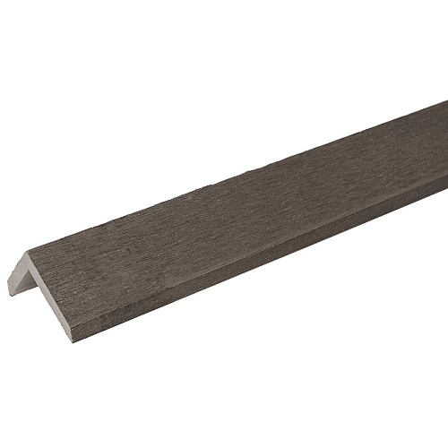CM Scandinavia Угловой профиль CM Decking 2000x50-38x8, цвет WENGE (Венге) Профиль купить в интернет-магазине Сквирел