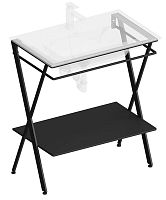 Kerama Marazzi PIA.N.75/BLK Piano Next 75 Структура металлическая напольная, черный матовый