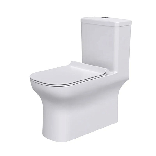 Comforty 00-00014867 CF3C6328P Унитаз-моноблок 36х72 см, с тонким сиденьем Soft close, белый глянец снято с производства
