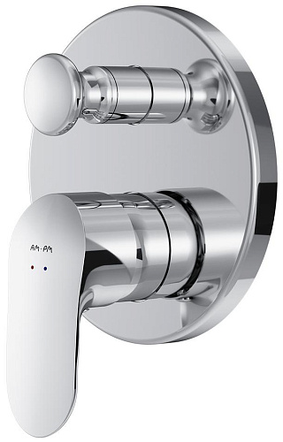 AM.PM F8085000 Like, Смеситель для ванны/душа встраиваемый, хром