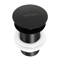 BelBagno BB-SC-NERO Донный клапан с системой "Клик-клак" без перелива, чёрный