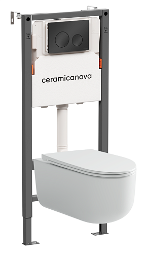 Ceramica Nova  CN4006_121001MB Комплект: Унитаз, Инсталляция, Кнопка смыва