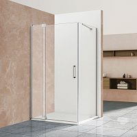 Vincea VSR-1E901010CL Extra Душевой уголок 90/100х100 см, профиль хром/стекло прозрачное