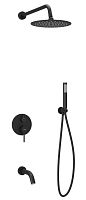 Sancos SC3004MB Select Душевой комплект встраиваемый для душа, черный матовый