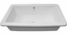 Ideal Standard K078001 Strada Раковина встраиваемая 60х43 см, без отверстий под смеситель, Euro White (евробелый)