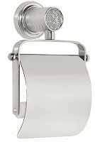 Boheme 10921-CR-B Royal Crystal Crome Держатель для туалетной бумаги с крышкой, хром/черный