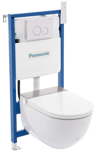 Panasonic CH2730 Комплект: Унитаз, Инсталляция, Кнопка смыва