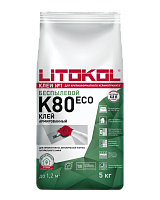 Клей для плитки и камня Litokol Litoflex K80 Eco ( 5 кг)