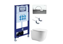 Aquatek КЛАССИК AQUATEK SET AQUATEK КЛАССИК cm-067 4в1 Комплект: Унитаз, Инсталляция, Кнопка смыва