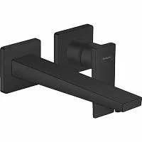 Hansgrohe 32526670 Metropol Смеситель для раковины, встраиваемый, черный