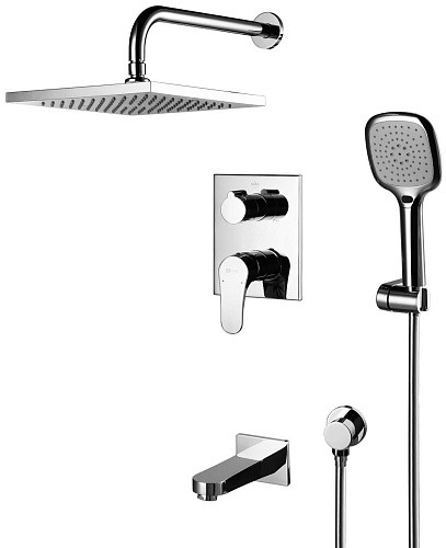 Lemark LM4322C Shift Душевой комплект, хром