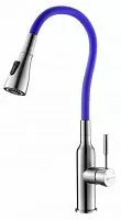 Lemark LM5082S-Violet Expert Смеситель для кухни, с гибким изливом, хром/фиолетовый
