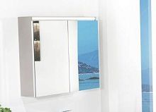 Зеркальный шкаф Armadi Art Vallessi 80 кашемир матовый с подстветкой 547-C купить  в интернет-магазине Сквирел