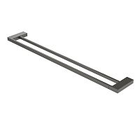 Cezares SLIDER-THD-80-GM Полотенцедержатель двойной 80 см, исполнение оружейная сталь
