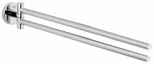 Grohe Essentials 40371001 держатель для полотенца двойной купить  в интернет-магазине Сквирел