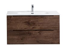 BelBagno ETNA-900-2C-SO-RW-P База под раковину 90х45.5 см, подвесная, Rovere Moro (темный дуб) купить  в интернет-магазине Сквирел