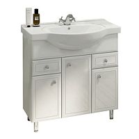 Comforty 00004134639 Сочи Тумба напольная 85х51 см, с раковиной Сенеж 87, белая