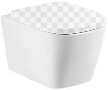 BelBagno BB120CHR Albano Чаша унитаза подвесного 37х49 см, безободкового, белая