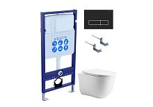 Aquatek КЛАССИК AQUATEK SET AQUATEK КЛАССИК cm-064 4в1 Комплект: Унитаз, Инсталляция, Кнопка смыва
