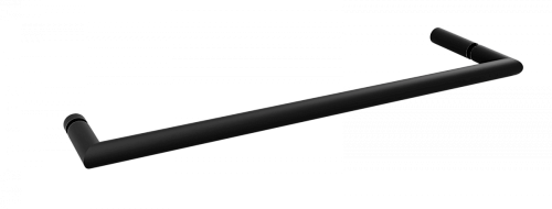 Bemeta 104204320 Dark Полотенцедержатель 60 см для стеклянной двери, черный купить в интернет-магазине Сквирел