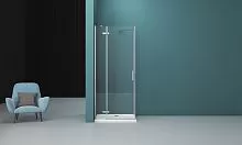 BelBagno Kraft KRAFT-AH-12-90/100-C-Cr-L Душевой уголок