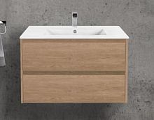 Vincea VMC-2G800NO Gio База под раковину, 80х46 см, подвесная, N.Oak (натуральный дуб)