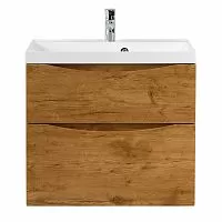 BelBagno MARINO-H60-600-2C-SO-RN-P База под раковину 60х45 см, подвесная, Rovere Nature (натуральный дуб) купить  в интернет-магазине Сквирел