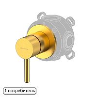 Whitecross Y brushed gold 2-Y1241GLB Смеситель, встраиваемый, внешн.часть