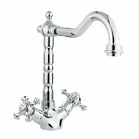 Migliore 31614 Prestige Смеситель для раковины, излив "змейка", Click-clack, хром