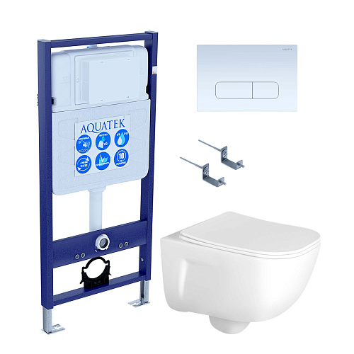 Aquatek Дива SET AQUATEK ДИВА-013 4в1 Инсталляция с подвесным унитазом