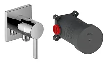 Keuco 59552019522 IXMO_solo Комплект: смеситель с выводом для шланга, встраиваемая часть, хром Keuco 59552019522 IXMO_solo Комплект: смеситель с выводом для шланга, встраиваемая часть, хром