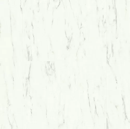 Quick-Step Ambient Click AMCL40136 Мрамор каррарский белый, Виниловая замковая плитка снято с производства