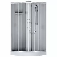 AM.PM W94C-401-100MT X-Joy, Душевая кабина 100x100 см, профиль матовый хром/стекло прозрачное