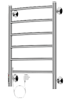 Terminus КЛАССИК 4630080268425 Полотенцесушитель электрический Terminus КЛАССИК 4630080268425 Полотенцесушитель электрический