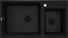 Deante ZQE_N20B Eridan Мойка кухонная гранитная 88x50 см, Nero (черный)