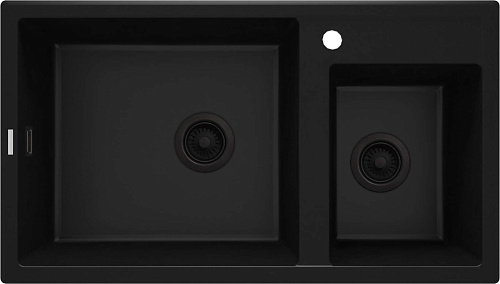 Deante ZQE_N20B Eridan Мойка кухонная гранитная 88x50 см, Nero (черный)