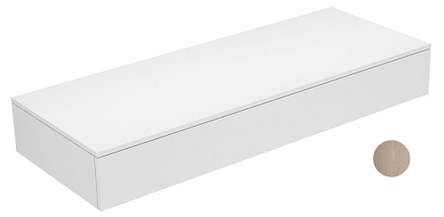 Keuco 31760870000 Edition 400 Тумба боковая 140х53.5 см, кашемировый дуб/кашемировый дуб купить недорого в интернет-магазине Сквирел
