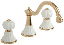 Migliore 19018 Olivia Смеситель для биде, Click-clack, белый/золото