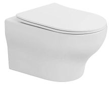 Унитаз подвесной  с крышкой  Boheme FIORE 978-SET-MW белый матовый