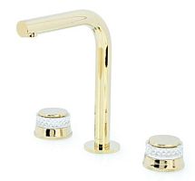 Смеситель на столешницу Boheme AURA 152-G-A золотой Смеситель на столешницу Boheme AURA 152-G-A золотой