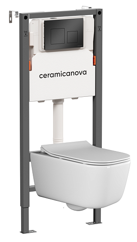 Ceramica Nova  CN3005_121002MB Комплект: Унитаз, Инсталляция, Кнопка смыва
