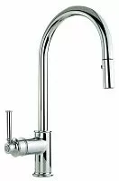 Migliore 31522 Ermitage Mini Смеситель для кухни монокомандный, с вытяжной лейкой, ручка сбоку латунь/хром