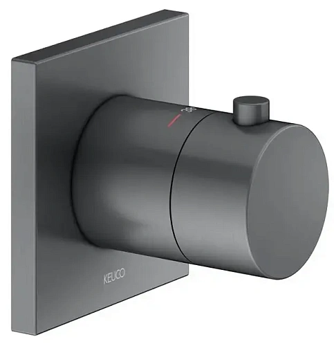 Keuco 59553130002 IXMO Смеситель с термостатом для встройки DN 15, хром черный шлифованный