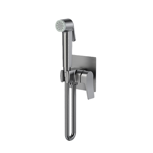 Osgard BRETTA GUN GREY 52053 Смеситель с гигиеническим душем