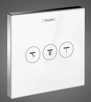 Hansgrohe 15736400 ShowerSelect Запорно-переключающее устройство на 3 выхода, белый/хром