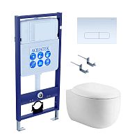 Aquatek Альтаир SET AQUATEK АЛЬТАИР cm-013 4в1 Инсталляция с подвесным унитазом Aquatek Альтаир SET AQUATEK АЛЬТАИР cm-013 4в1 Инсталляция с подвесным унитазом