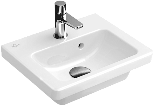 Villeroy & Boch 731737R1 Subway 2.0 Раковина подвесная 37х30 см, альпийский белый CeramicPlus