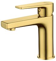 Creavit SR1500G Sharp Смеситель для раковины, однорычажный, золото